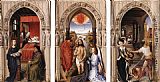 Baptist Canvas Paintings - St John the Baptist altarpiece